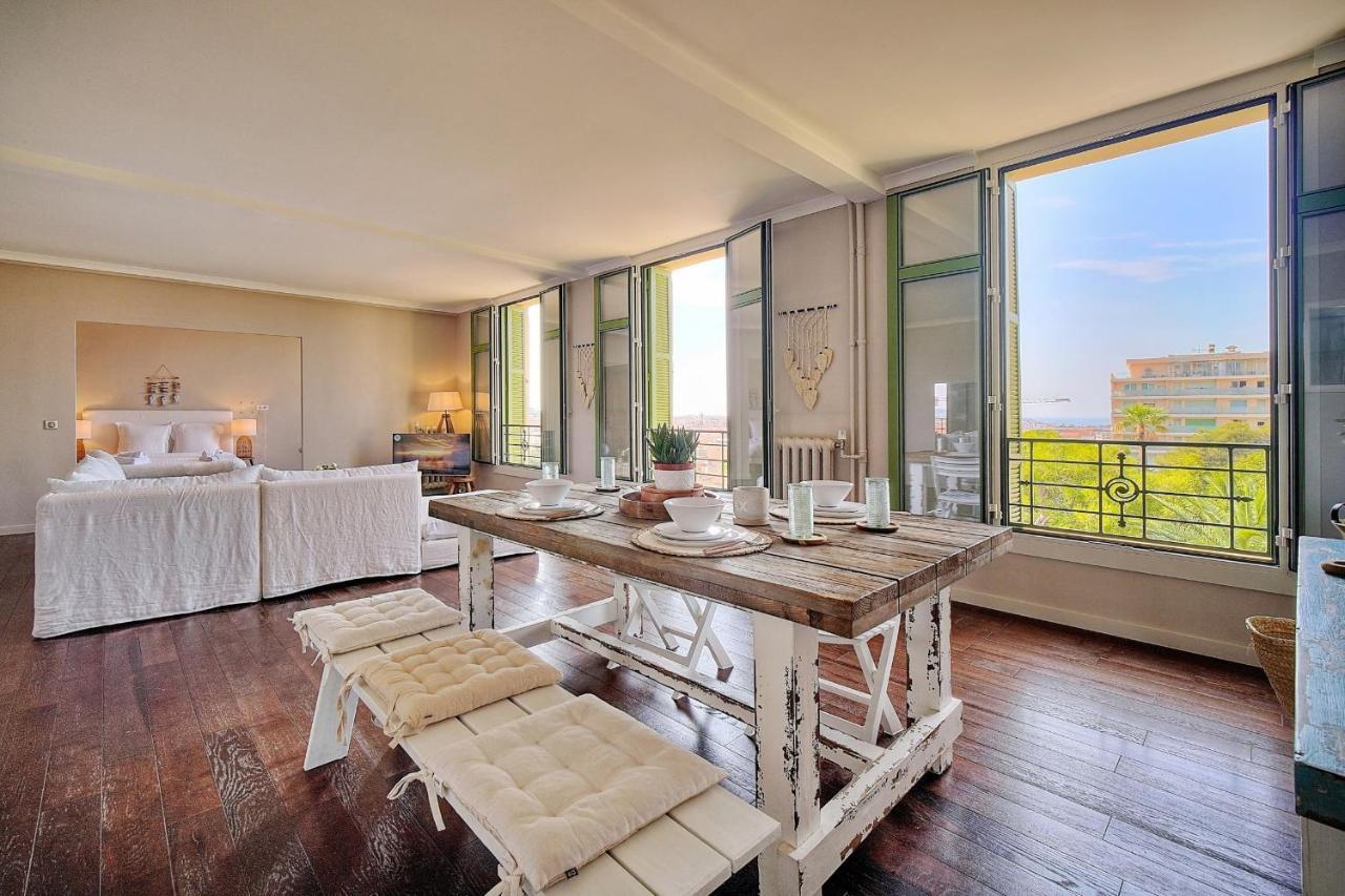 Immogroom - Large Apartment - Parking - Air Conditioning - Sea View - Wifi Cannes Exterior foto